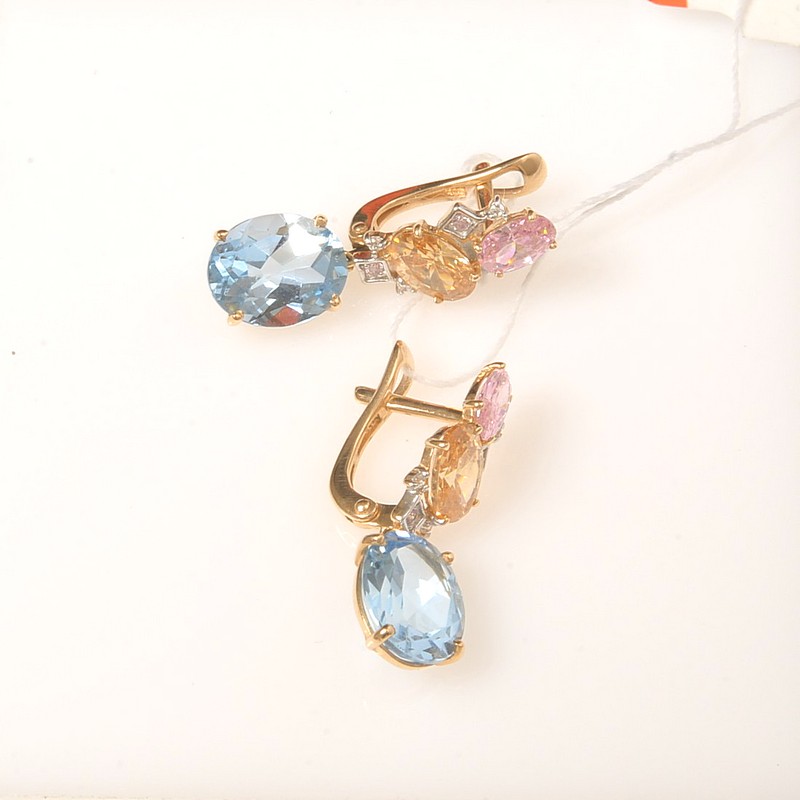 Серьги 21802734 (Au 585)