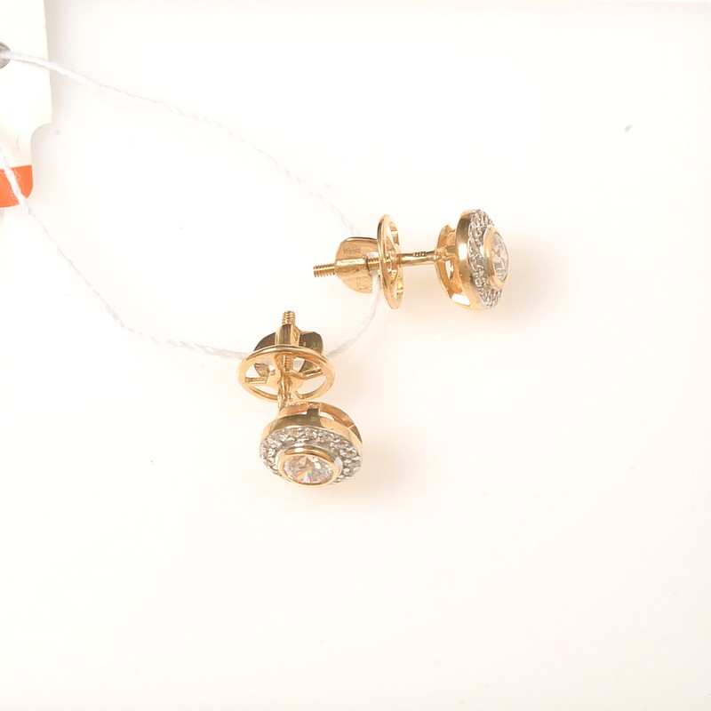 Серьги 91802808а (Au 585)