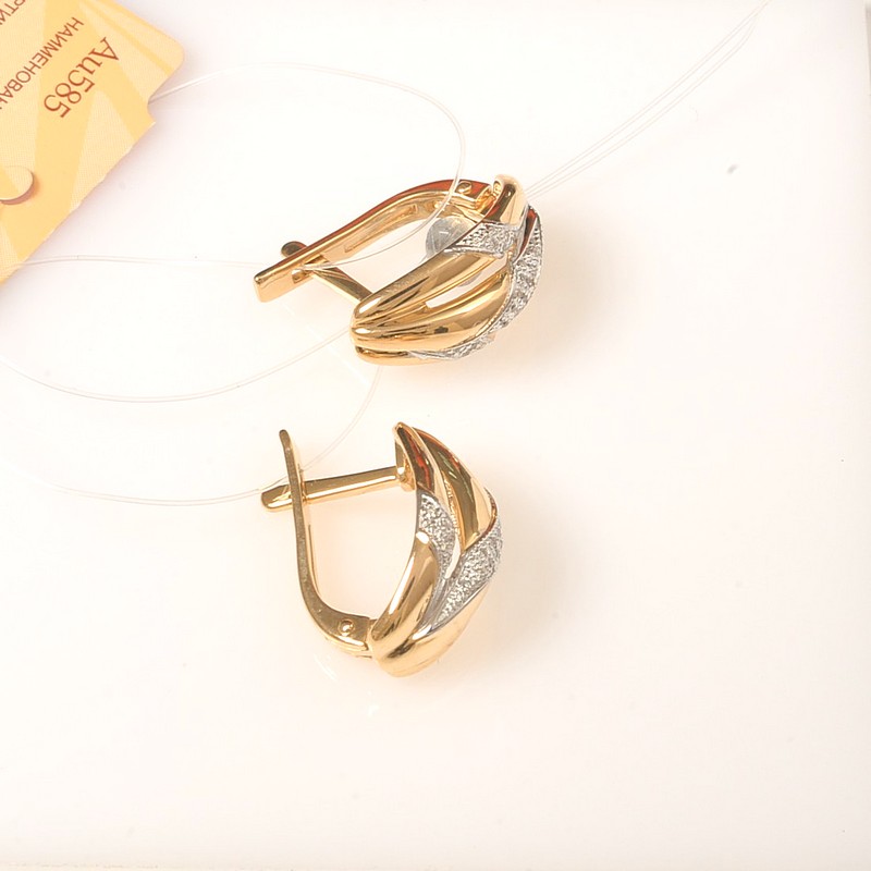 Серьги 1020828 (Au 585)