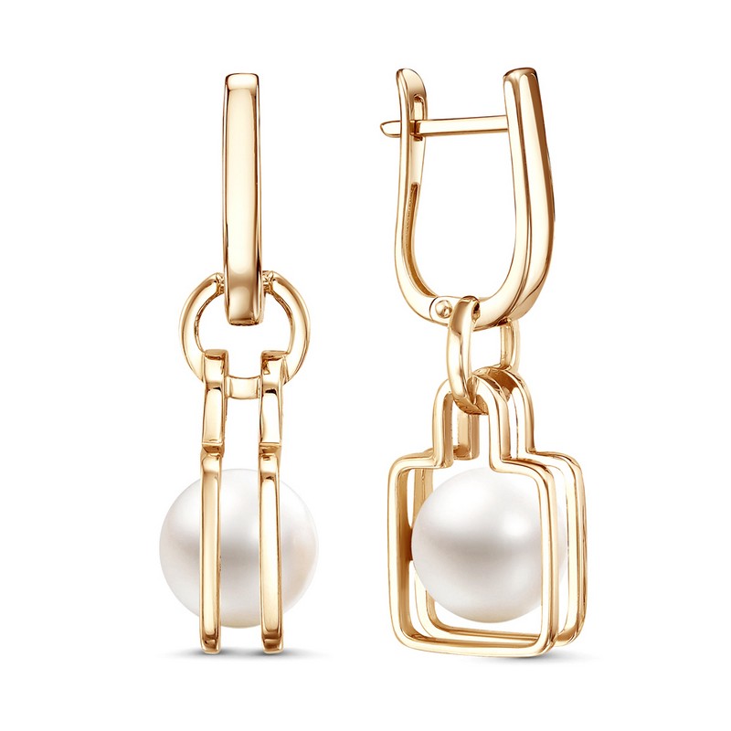 Серьги 21805420 (Au 585)