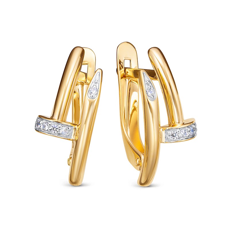 Серьги л1204714 (Au 585)