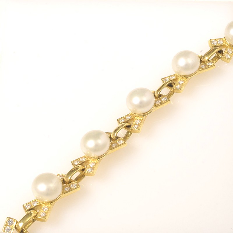 Браслет 5351646 жемчуг (Au 585)