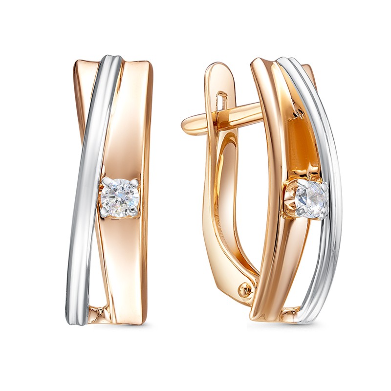 Серьги 1204268 (Au 585)