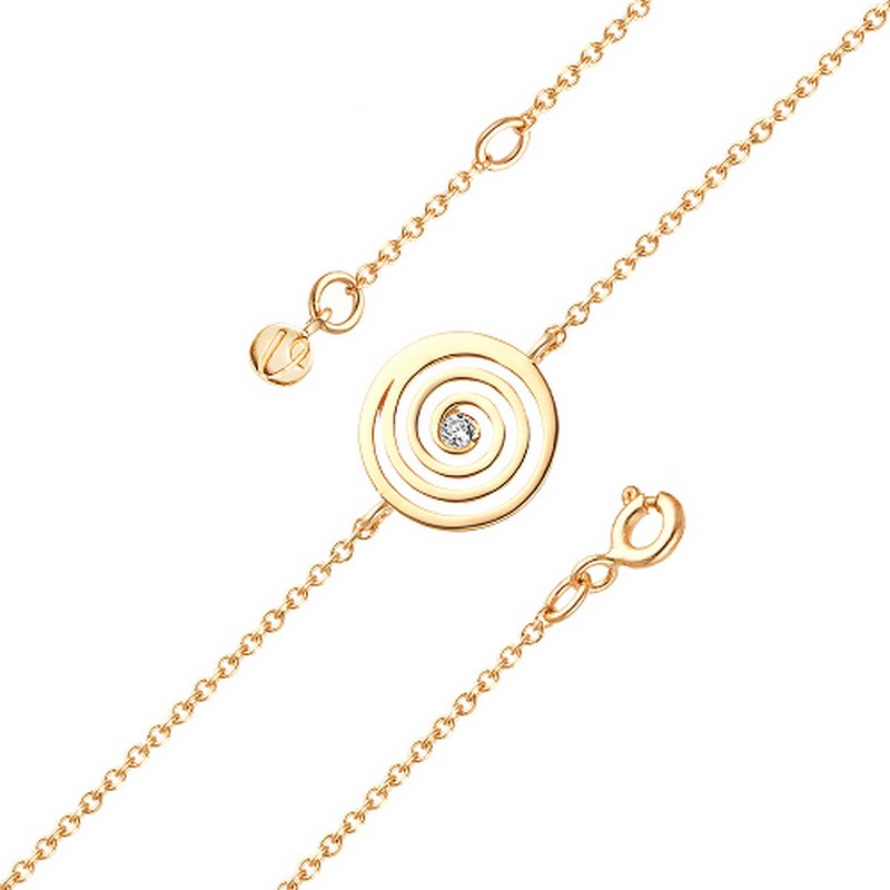 Браслет Бр130-1588-18,0 (Au 585)