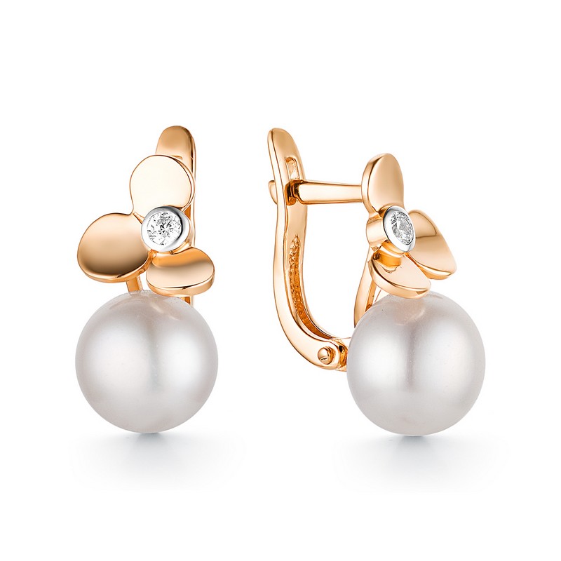 Серьги 21802706 (Au 585)