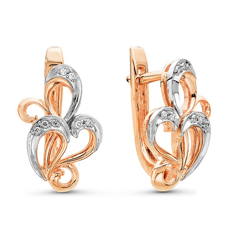 Серьги 02-1125 (Au 585)