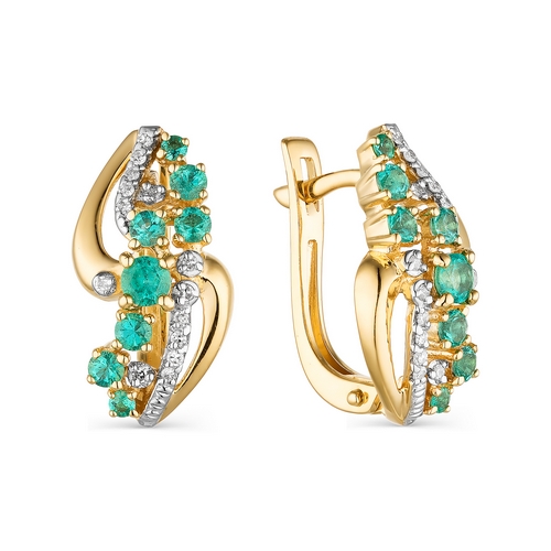 Серьги 23639-101 (Au 585)