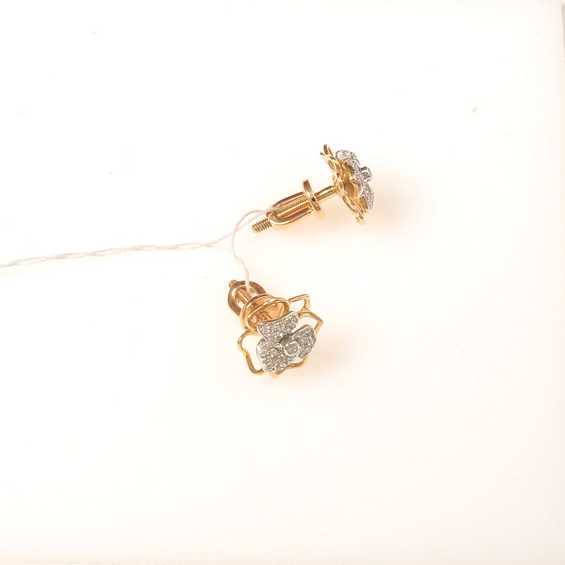 Серьги 37-1-DD-E-009427 (Au 585)