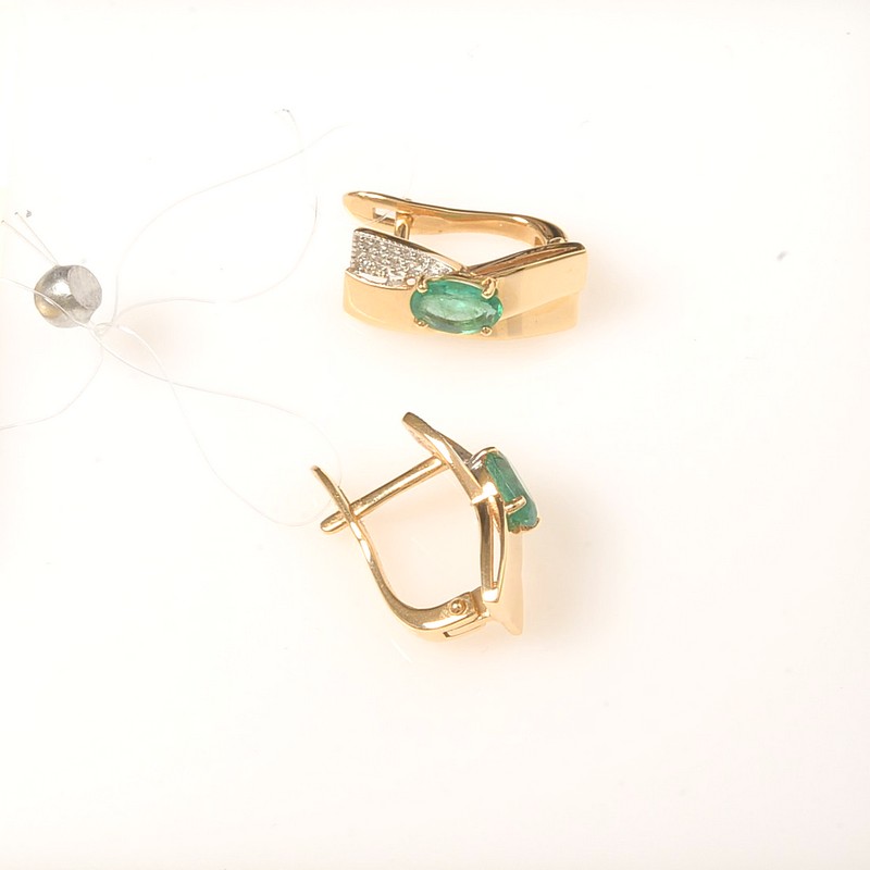 Серьги 2021439 (Au 585)