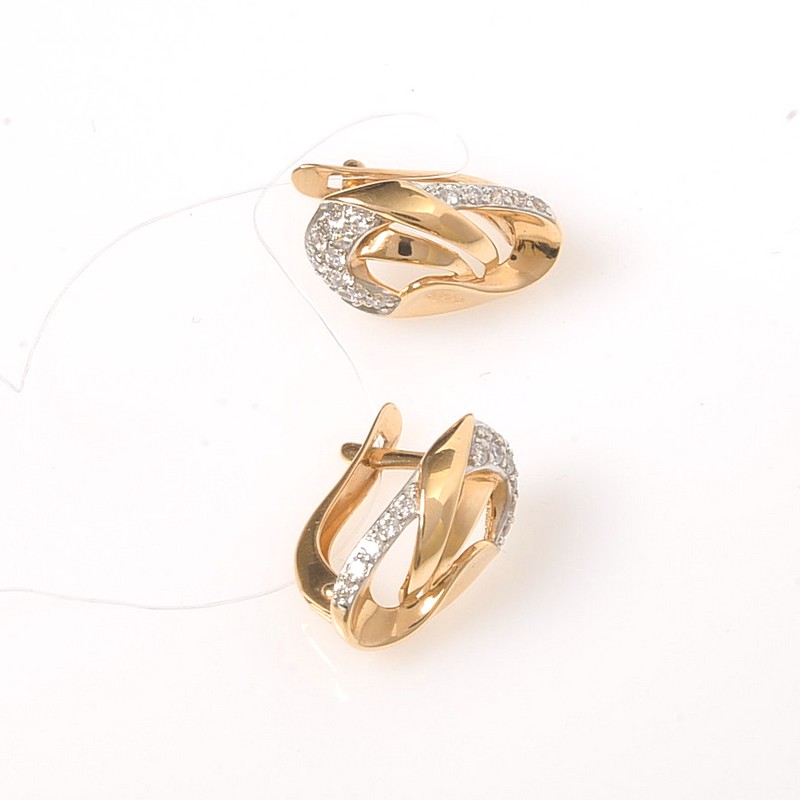 Серьги кл1409а (Au 585)