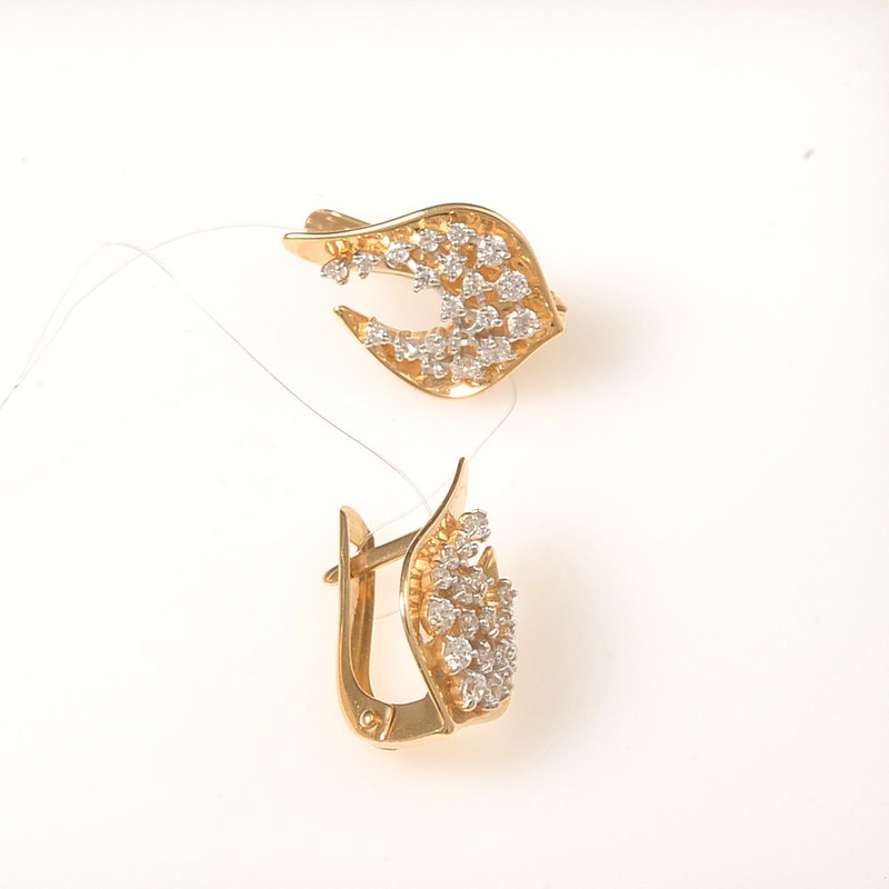 Серьги с579 (Au 585)