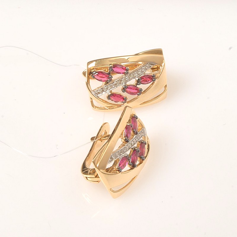 Серьги 4021302 (Au 585)