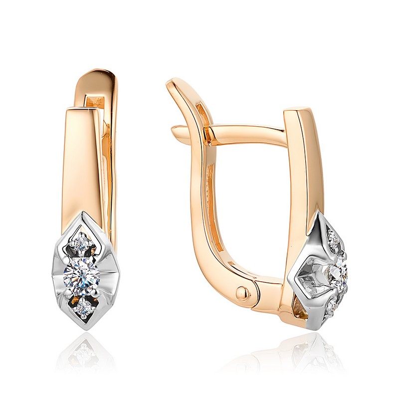 Серьги 2-11-0953-101 (Au 585)