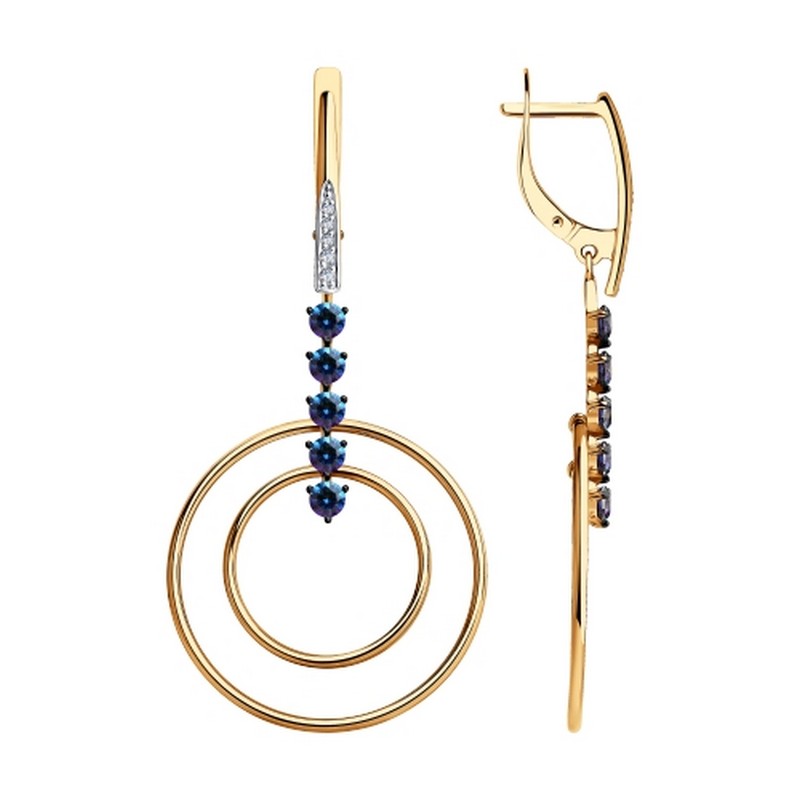 Серьги 81020452 (Au 585)