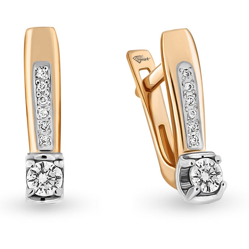 Серьги 0601364 (Au 585)