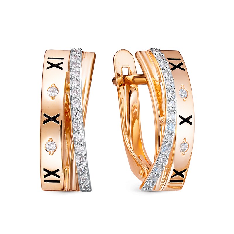 Серьги 1204778 (Au 585)