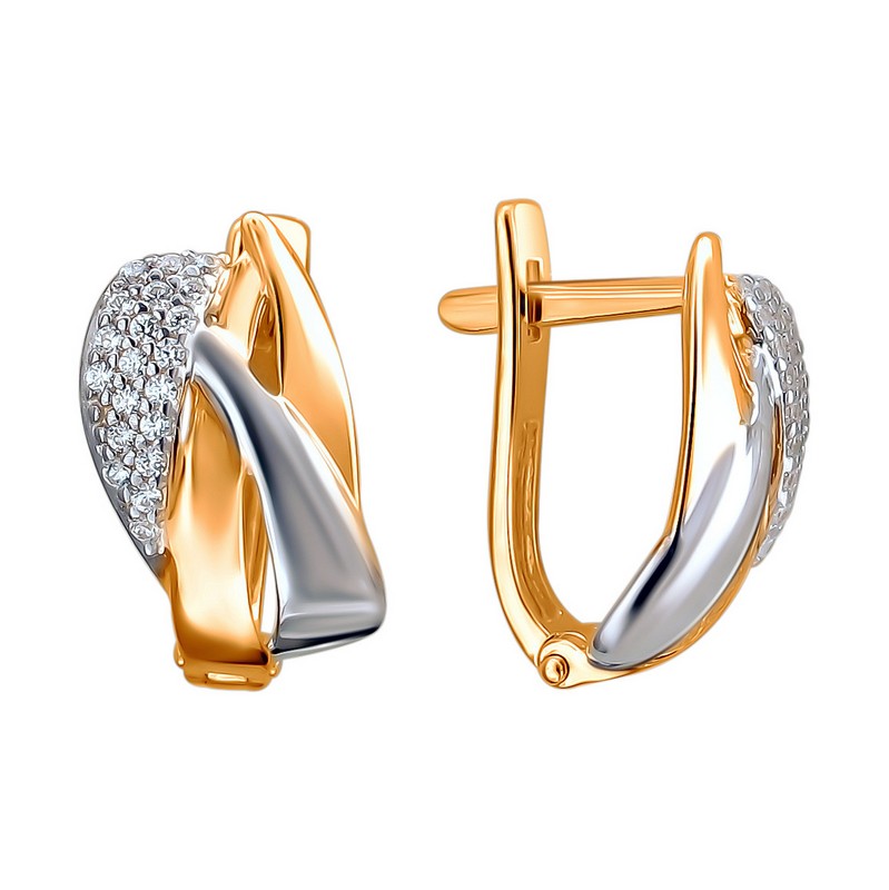 Серьги 01С1112586Р (Au 585) 