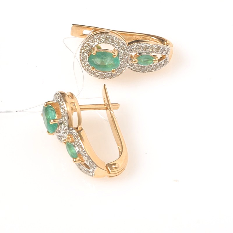 Серьги 2020410 (Au 585)