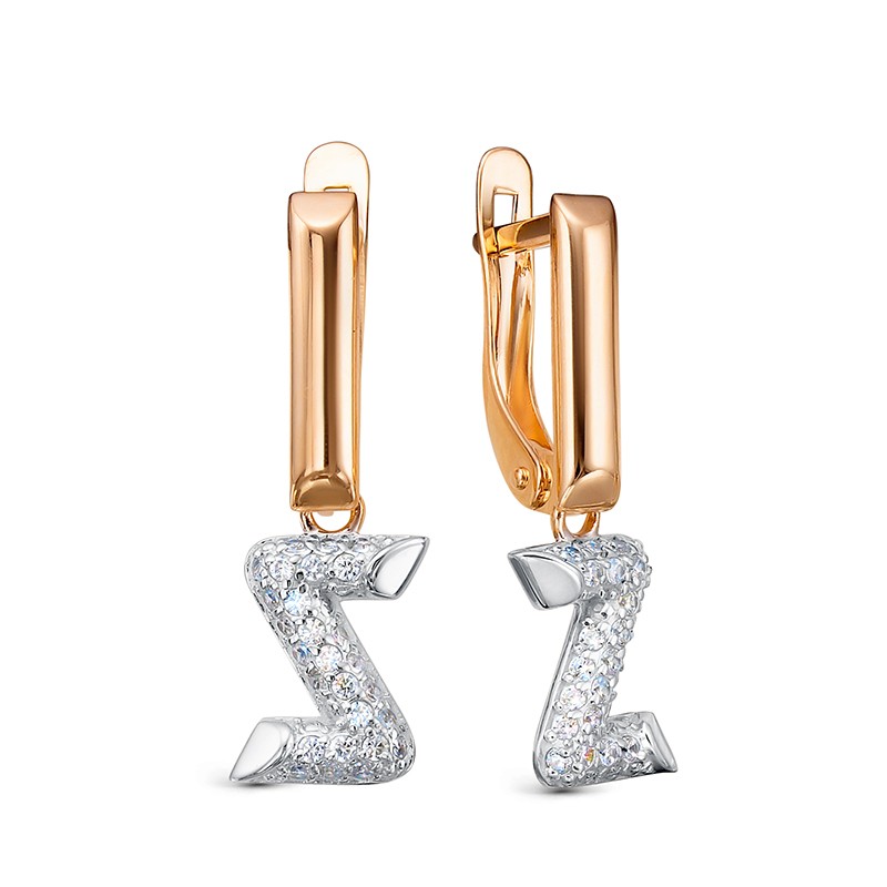 Серьги 1204698 (Au 585)