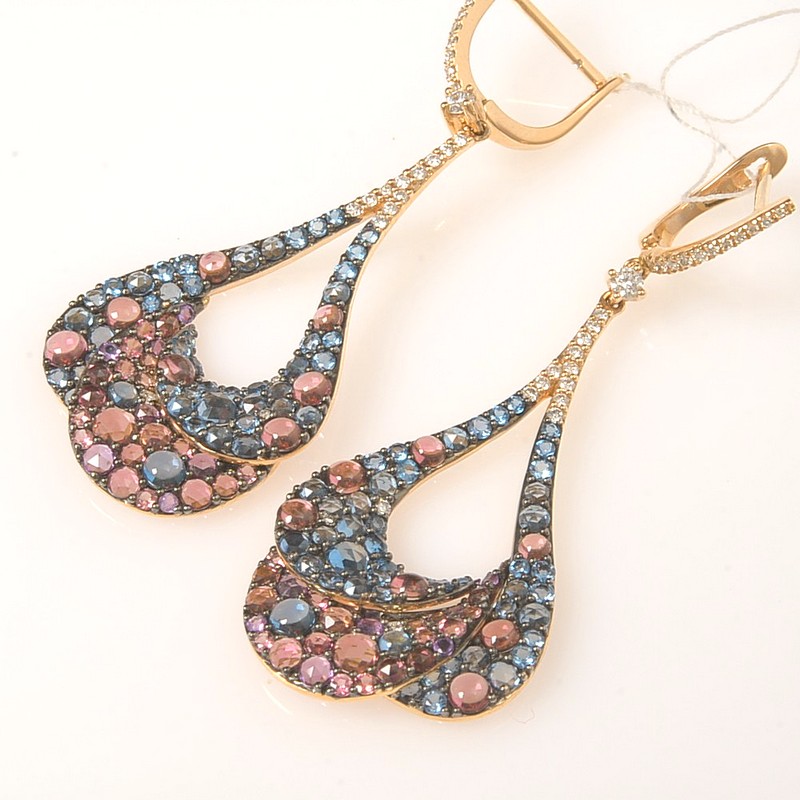 Серьги 01-1-DХ-E-003908 (Au 585)