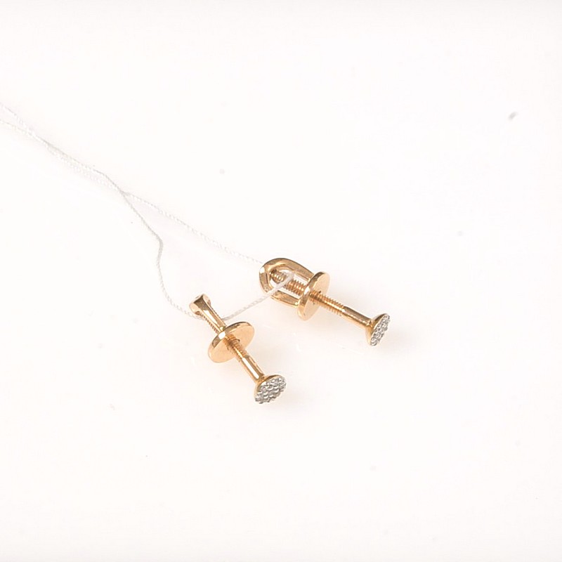 Серьги 37-1-DD-E-002783 (Au 585)