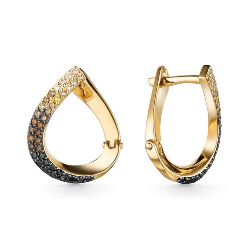 Серьги 24293-118 (Au 585)