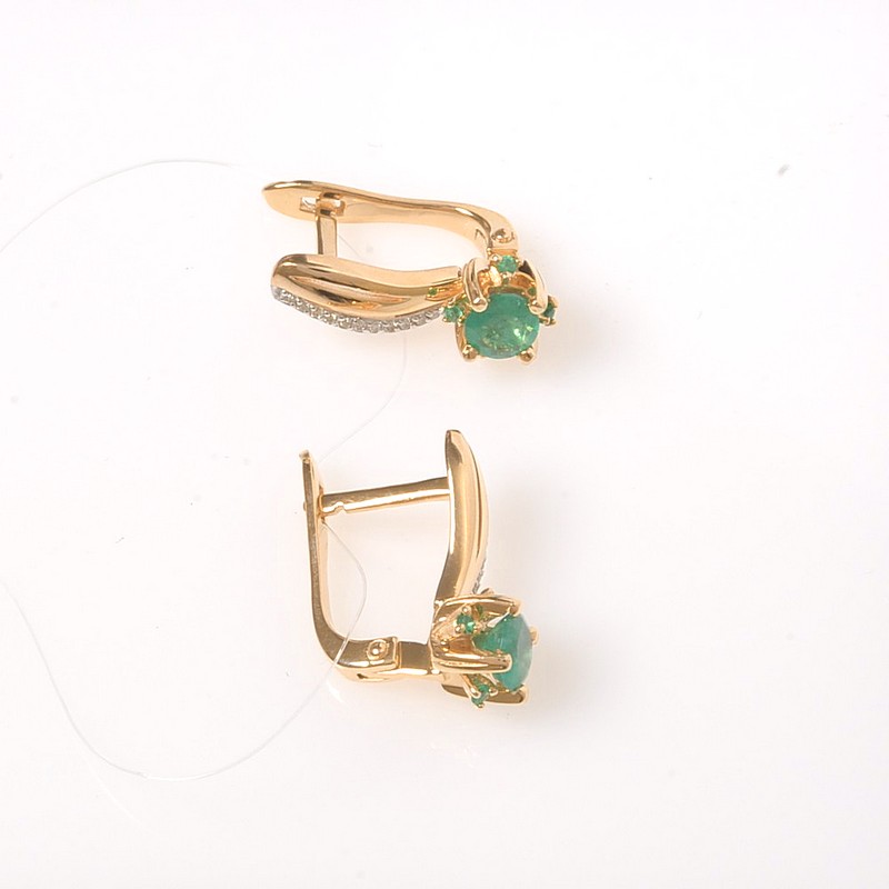 Серьги 2021367 (Au 585)