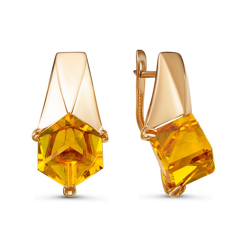 Серьги 21804245 (Au 585)