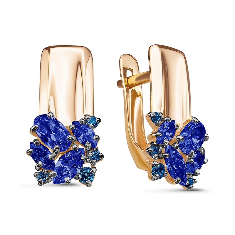 Серьги 325045 (Au 585)