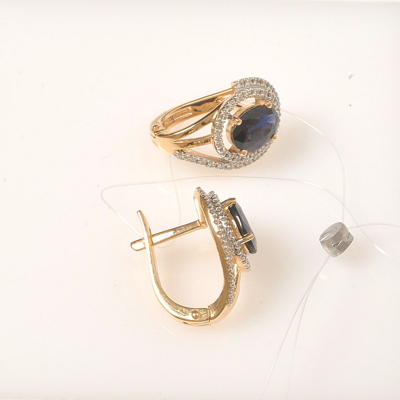 Серьги 3020670 (Au 585)