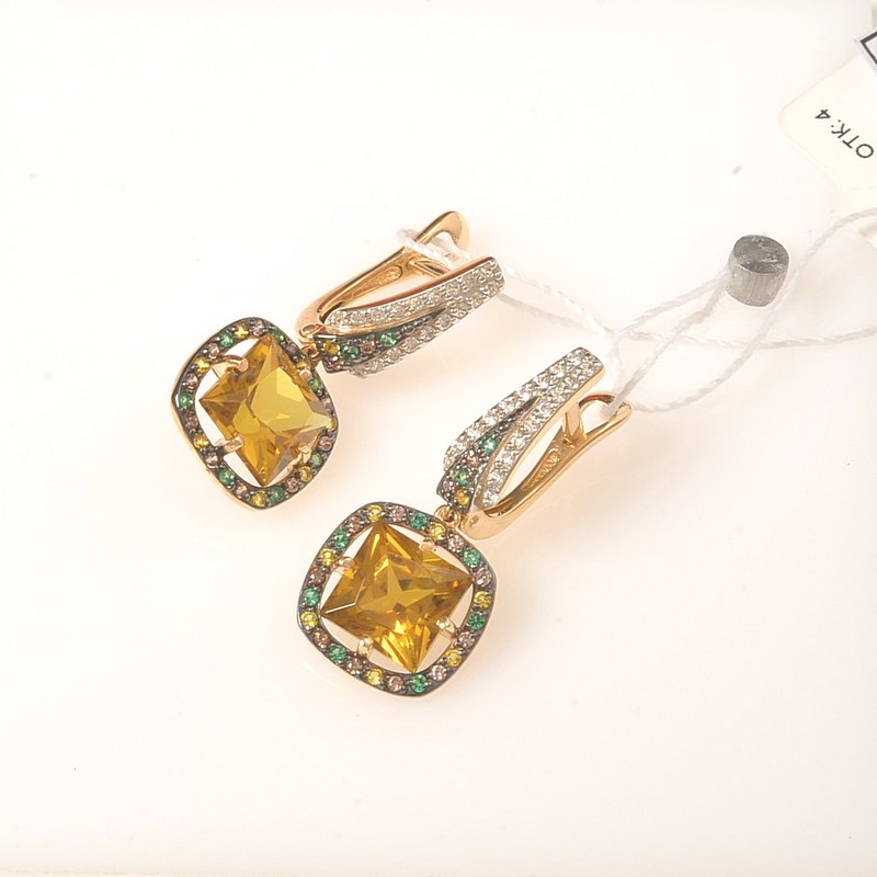 Серьги 21802733 (Au 585)