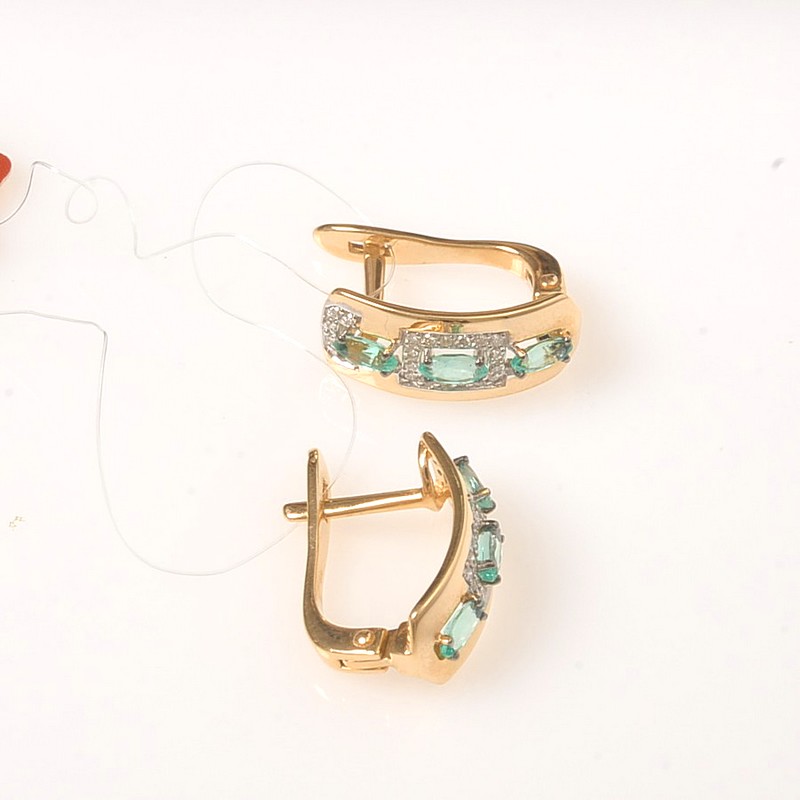 Серьги 2021358 (Au 585)