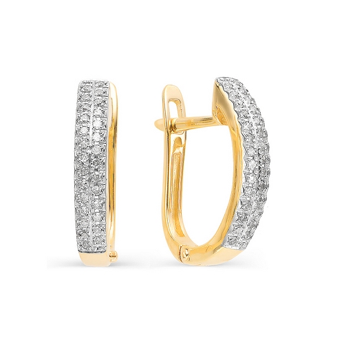 Серьги 22324-100 (Au 585)