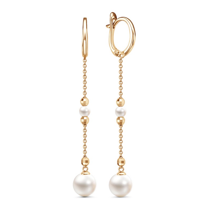 Серьги 21805341 (Au 585)