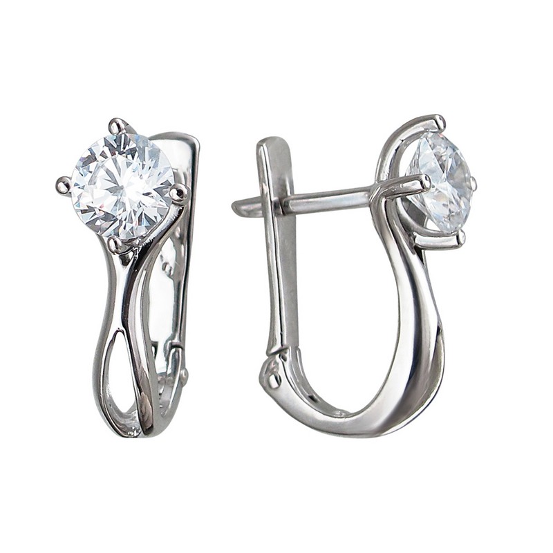 Серьги 01С128530 (Au 585)