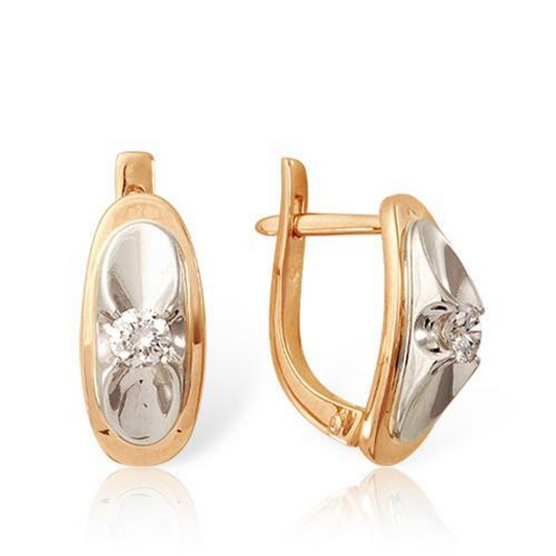 Серьги 02-0016 (Au 585)