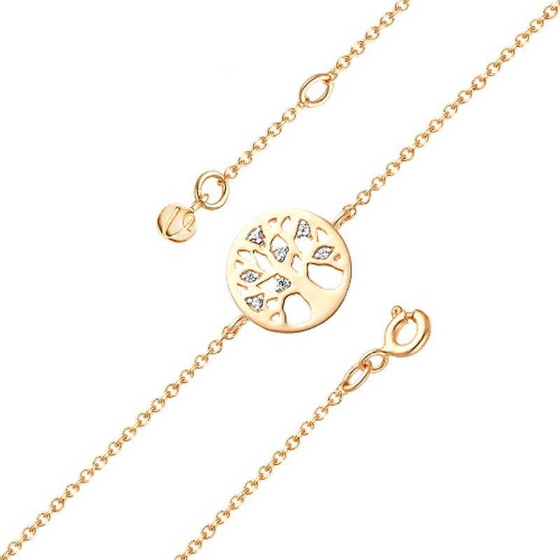 Браслет Бр132-1587-18,0 (Au 585)