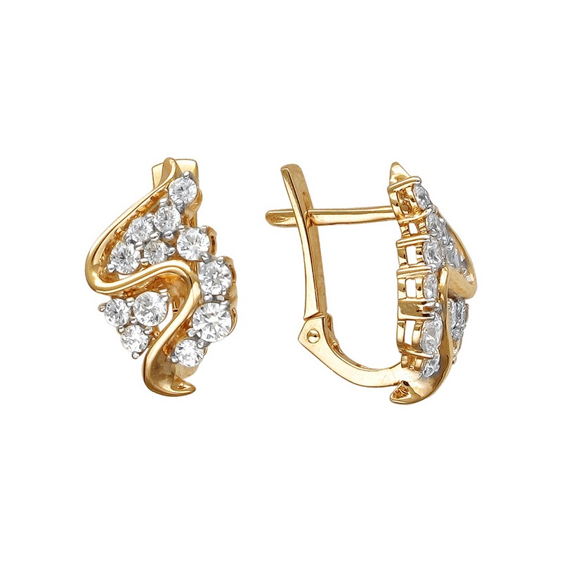 Серьги 01С1112204Р (Au 585)