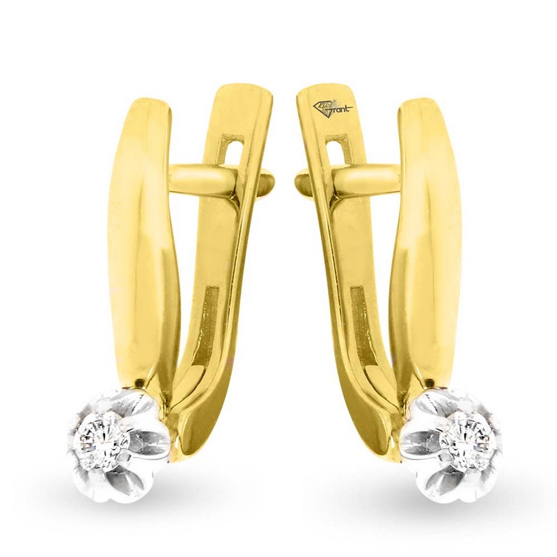 Серьги 9601164 (Au 585)