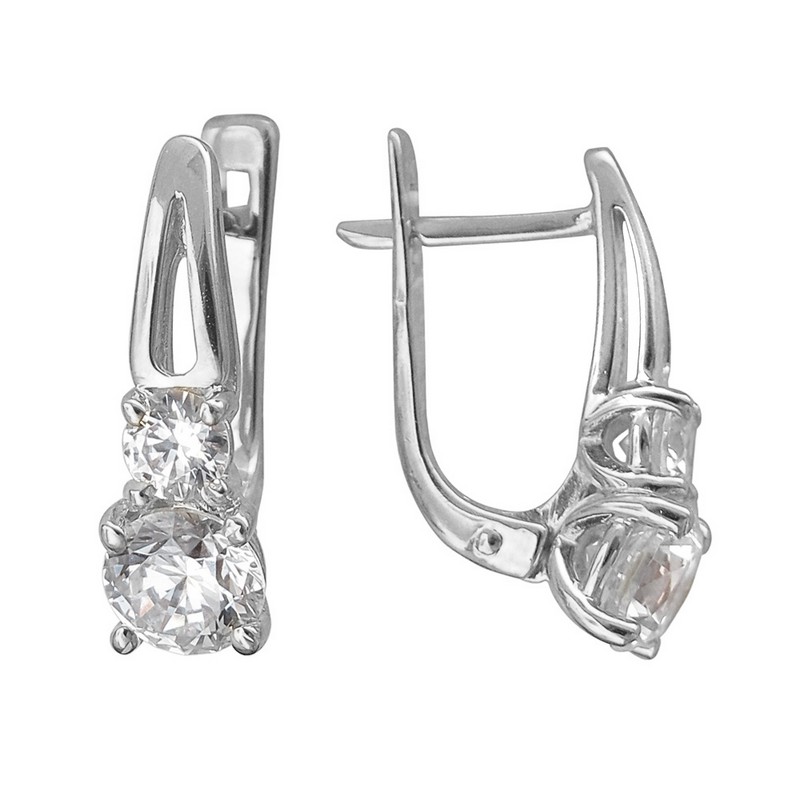 Серьги 01С128531 (Au 585)