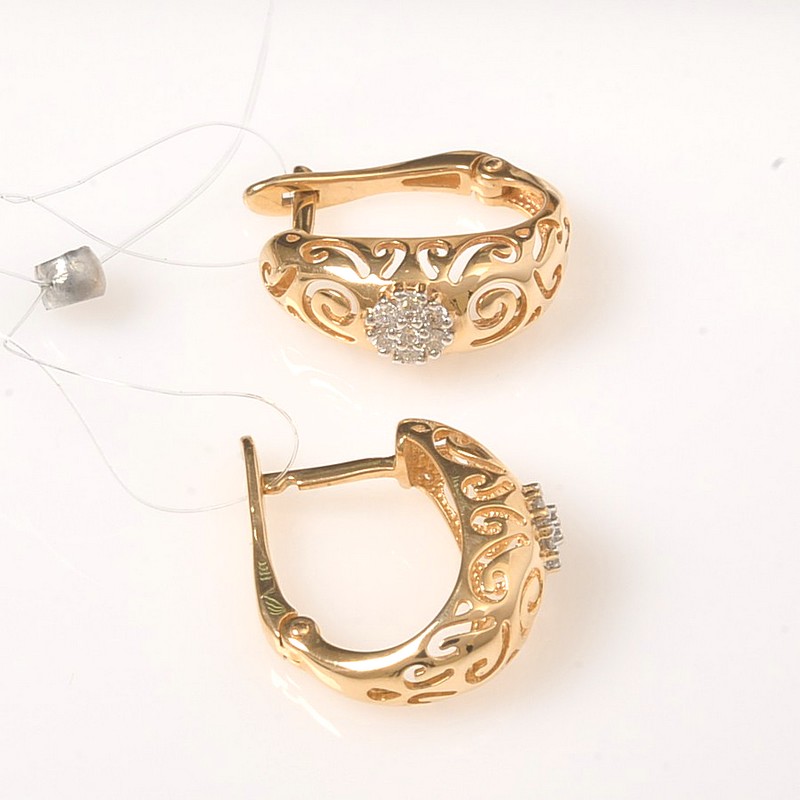 Серьги 1020888 (Au 585)