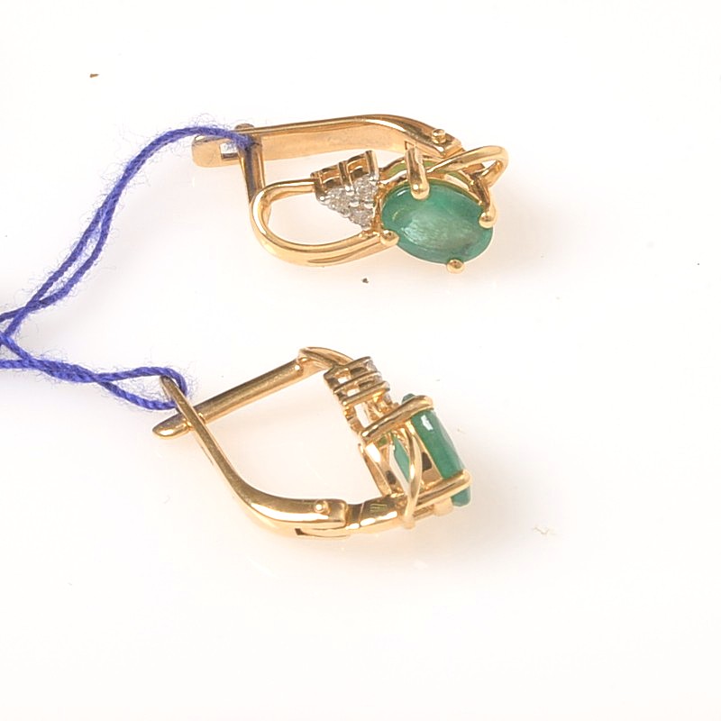 Серьги 3020201 №12 (Au 585)