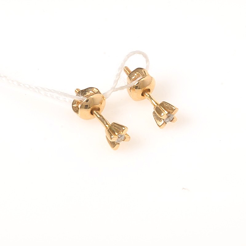 Серьги 01С612114 (Au 585)