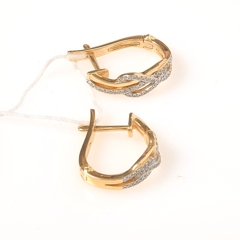 Серьги 6476914 (Au 585)