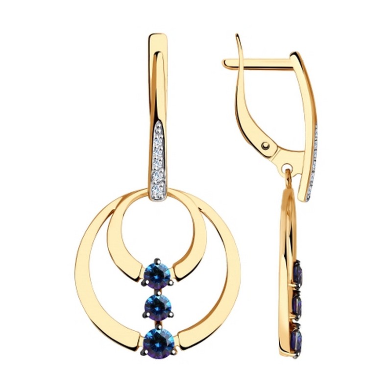 Серьги 81020455 (Au 585)