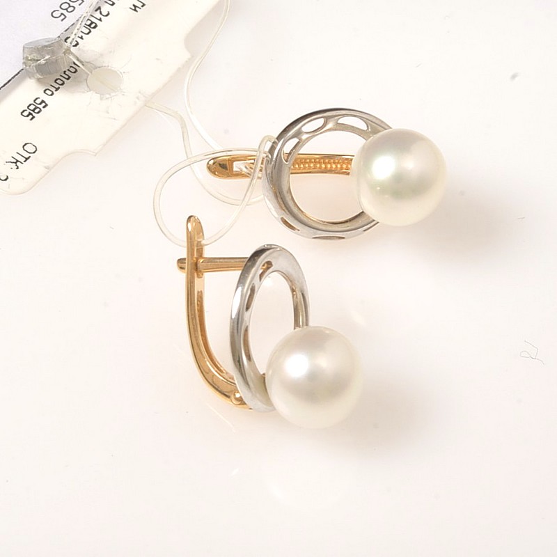 Серьги 21801610 (Au 585)