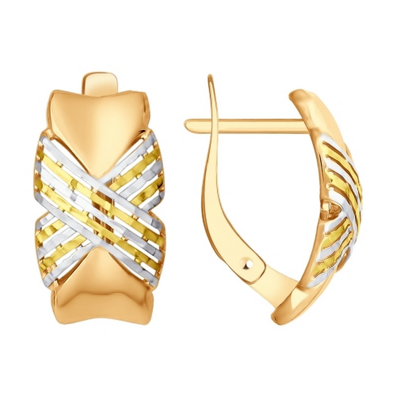 Серьги 027843 (Au 585)