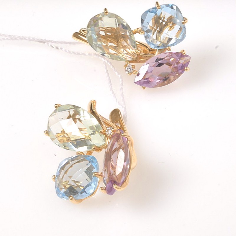 Серьги 2180333 (Au 585)