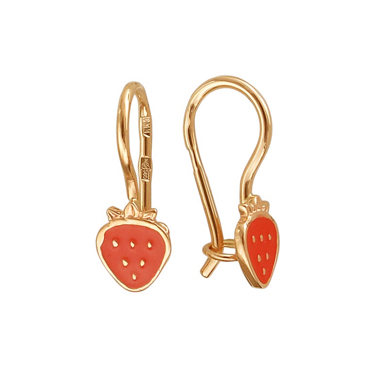 Серьги 01С019242Э (Au 585)