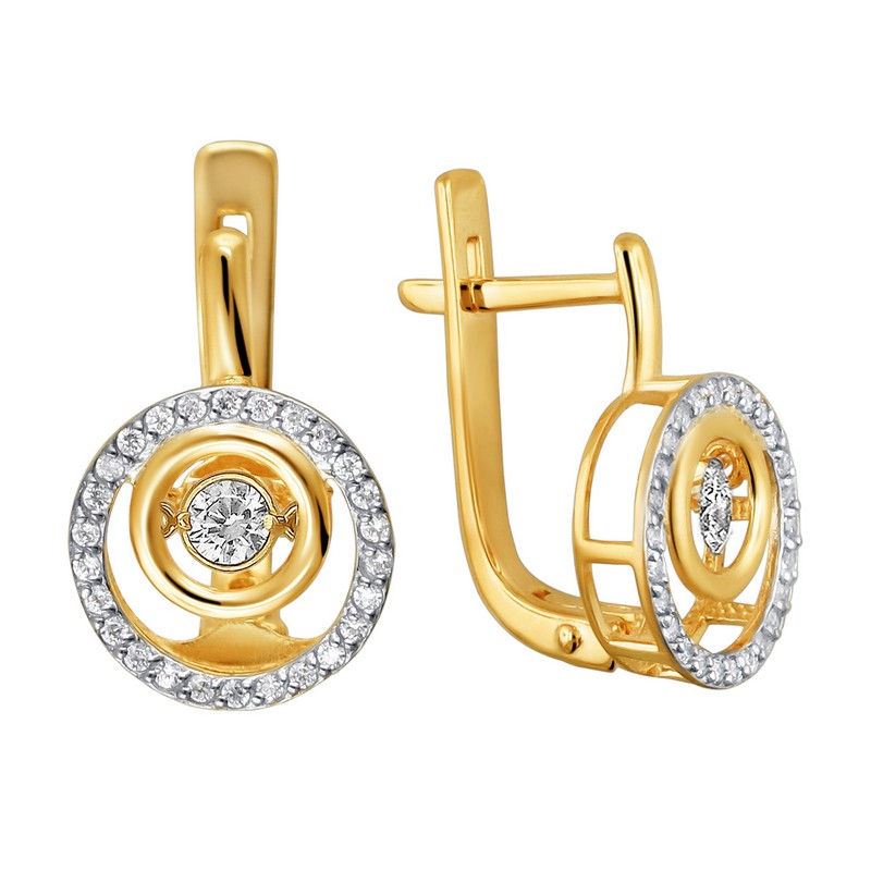 Серьги 01С1311863Р (Au 585)